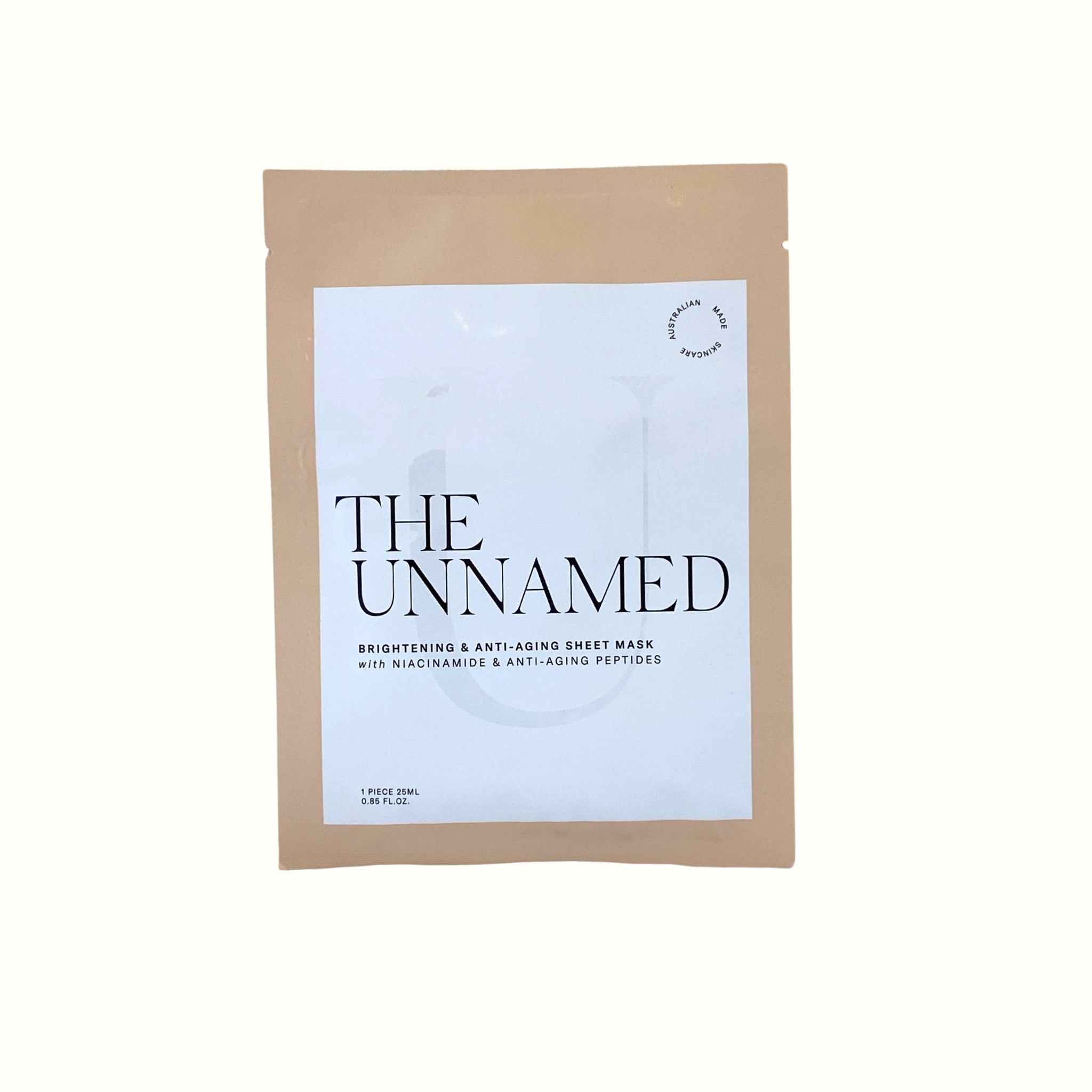 Brightening and Anti-Aging Sheet Mask - The Unnamed - Poppy Rose Flowers Brisbane