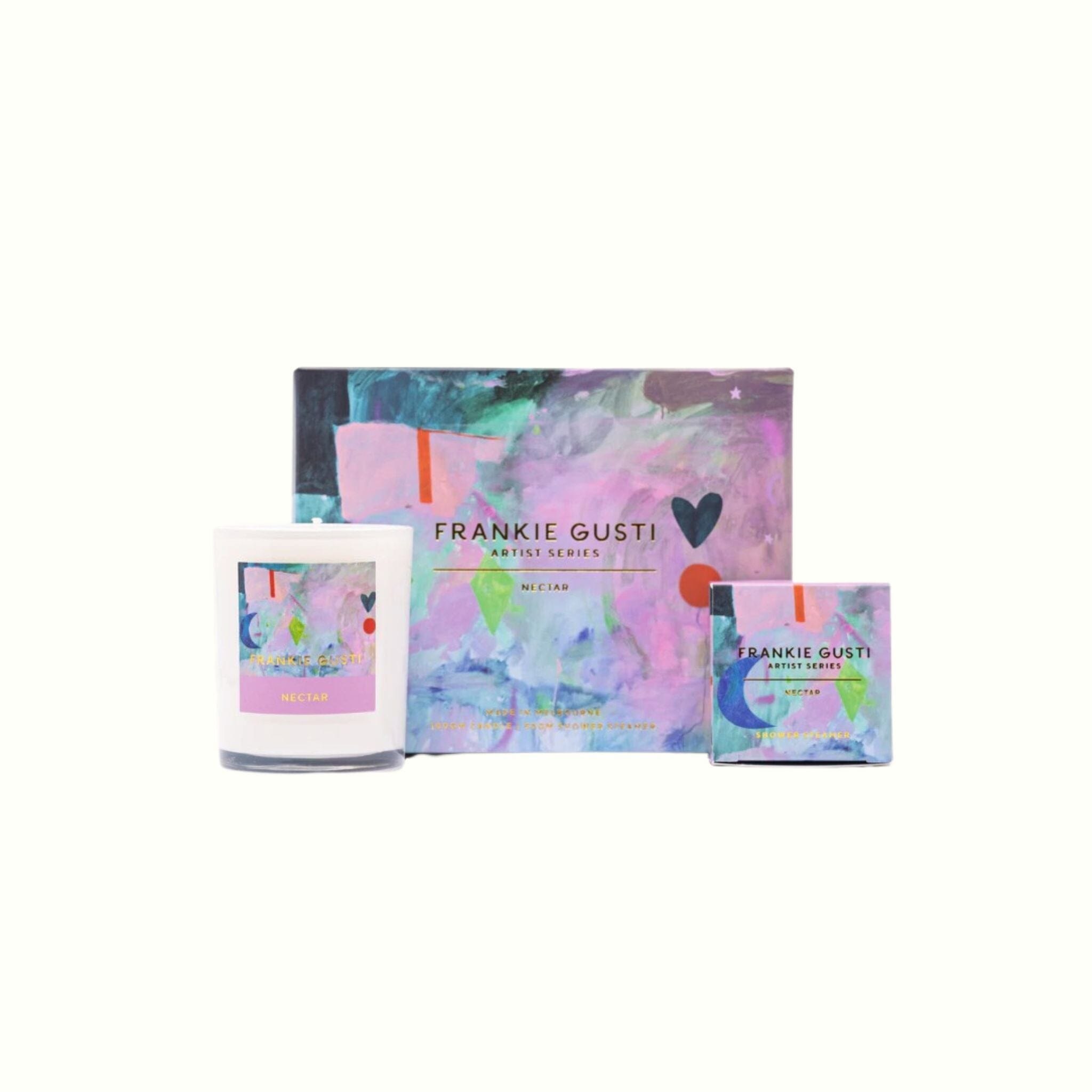 Frankie Gusti Shower Steamer & Candle Set - Frankie Gusti - Poppy Rose Flowers Brisbane