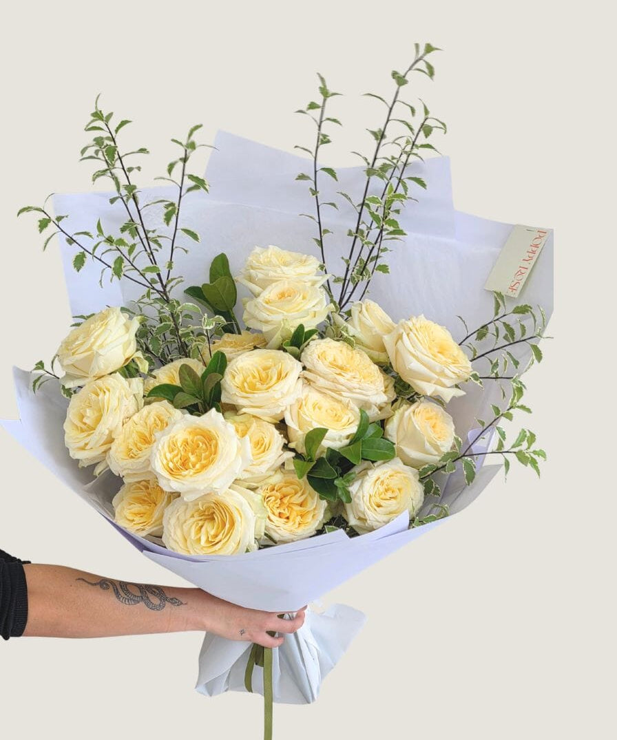 Tender Love 24 Rose Bouquet - Poppy Rose - Poppy Rose Flowers Brisbane
