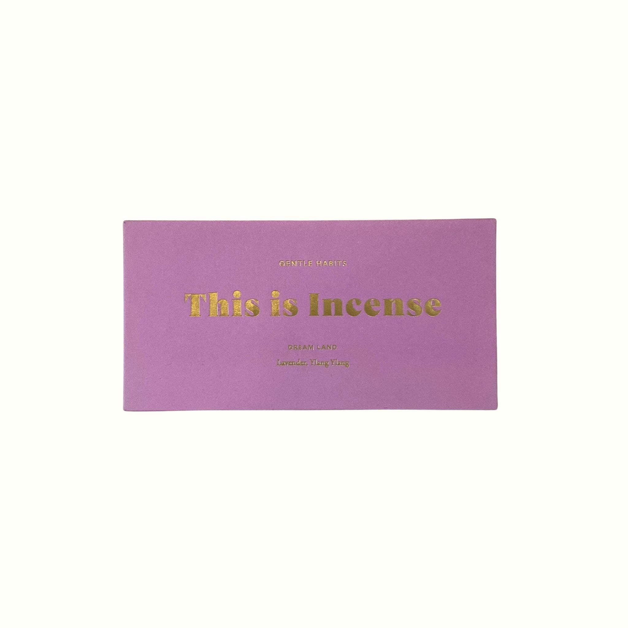 This is Incense Dream Land - Gentle Habits - Poppy Rose Flowers Brisbane