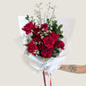 Timeless Love - 12 Rose Bouquet - Poppy Rose - Poppy Rose Flowers Brisbane