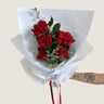 Timeless Love - 6 Rose Bouquet - Poppy Rose - Poppy Rose Flowers Brisbane