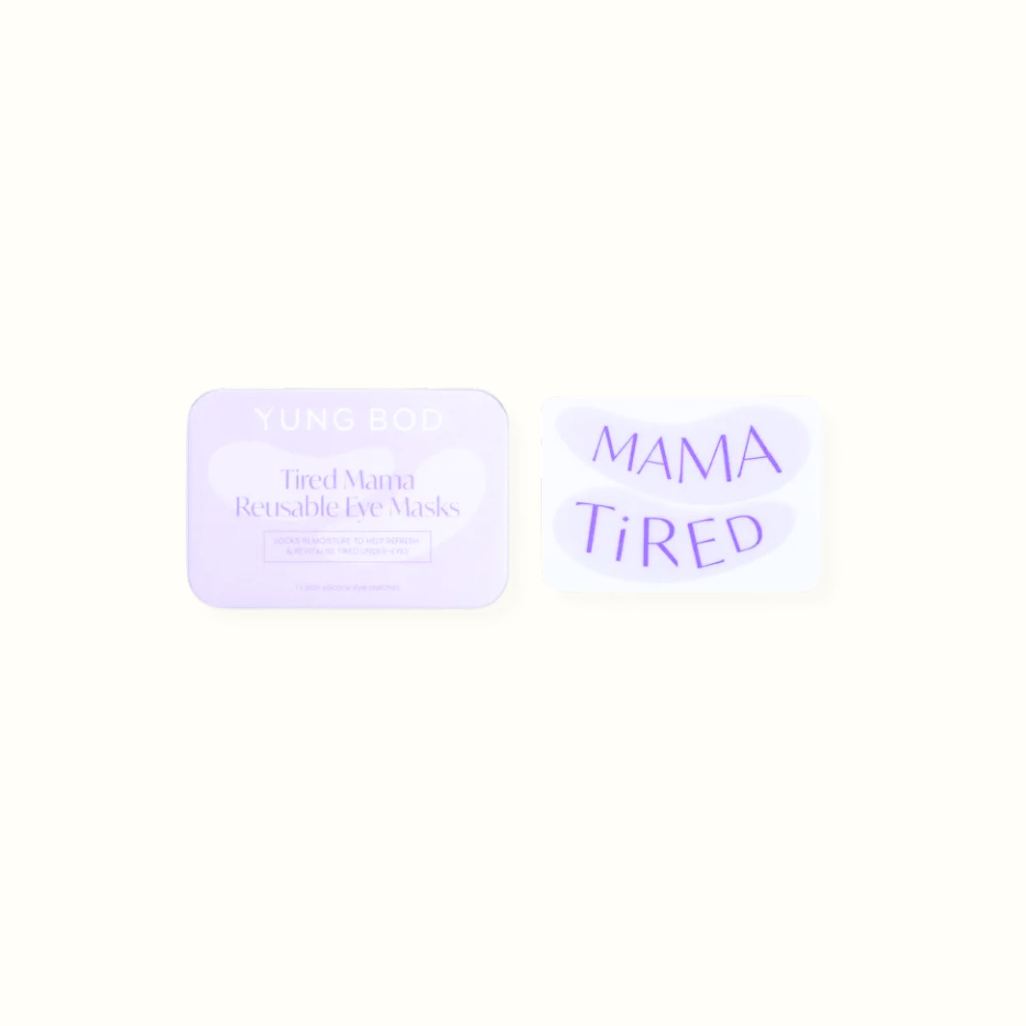 Tired Mama Reusable Eye Masks - Yung Bod - Poppy Rose Flowers Brisbane